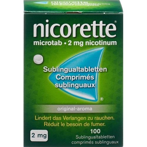 Nicorette 2mg 100 Sublingualtabletten buy online