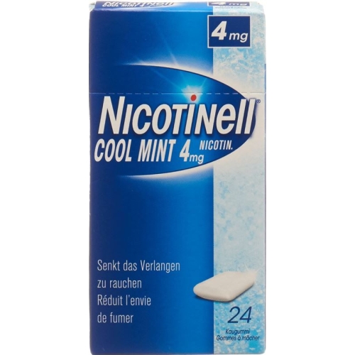 Nicotinell Cool Mint 4mg 24 Kaugummi buy online