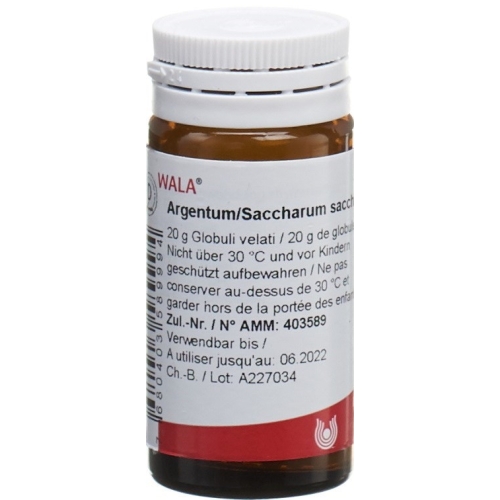 Wala Argentum/saccharum Globuli Flasche 20g buy online