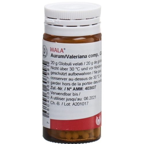 Wala Aurum/valeriana Comp Globuli 20g buy online