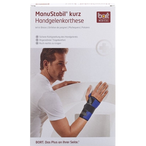 Bort Manustabil Handgelenk Kurz Grösse M Links Schwarz buy online