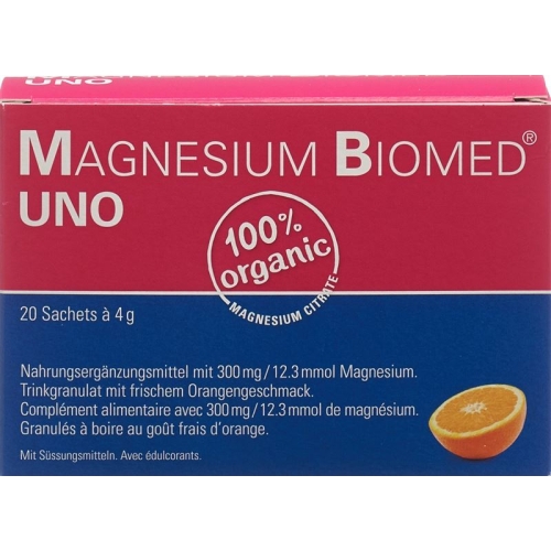 Magnesium Biomed Uno 20 Granulate bags buy online