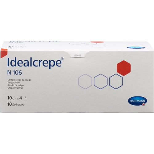 Idealcrepe N106 Elastische Binde 4mx10cm 10 Stück buy online