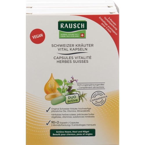 Rausch Kräuter Vital Kapseln 3 Monats-Packung buy online