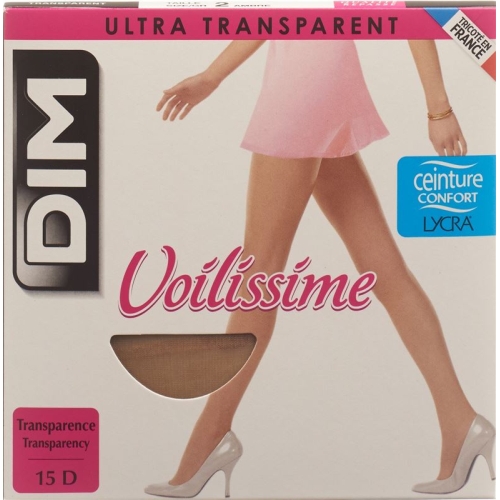 Dim Voilissime Strumpfh Transparent T2 Ambre 1 Paar buy online