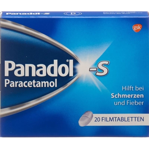 Panadol S 500mg 20 Filmtabletten buy online