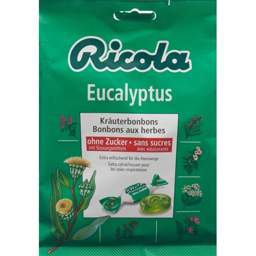 Ricola Eucalyptus Kräuterbonbons ohne Zucker 125g buy online