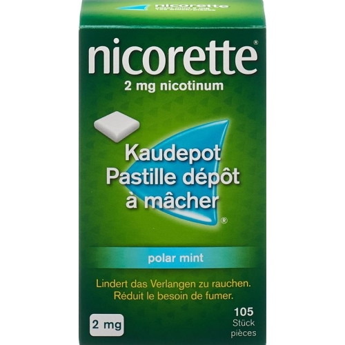 Nicorette Polar Mint Kaudepots 2mg 105 Stück buy online