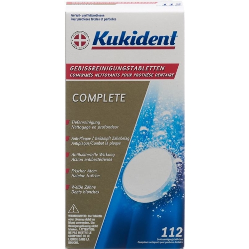 Kukident Reinigung-Tabs Frische Minze 112 Stück buy online