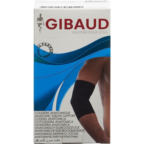 Gibaud Ellenbogenbandage Anatom S 22-25cm Schwarz buy online