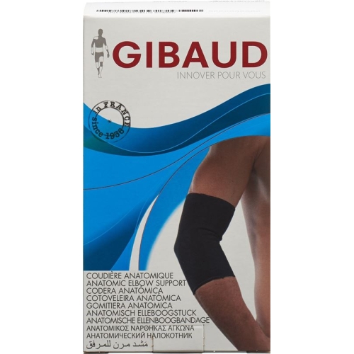 Gibaud Anatomische Ellenbogenbandage L 29-32cm Schwarz buy online