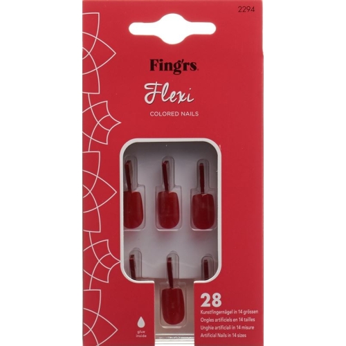 Fingers Flexi Nails Classic Red buy online