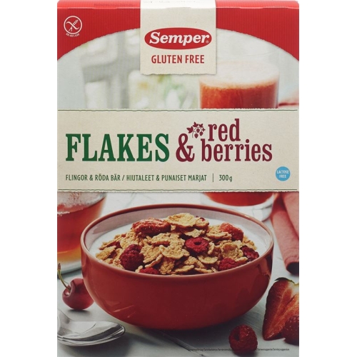 Semper Extra Flakes Rote Früchte Glutenfrei 300g buy online