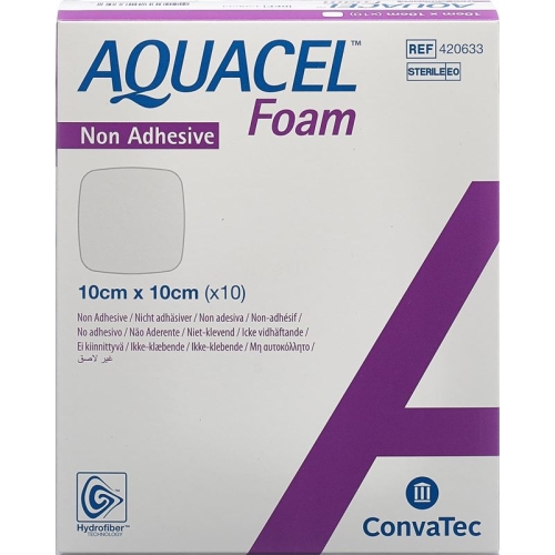 Aquacel Foam 10x10cm Non-Adhesive 10 Stück buy online