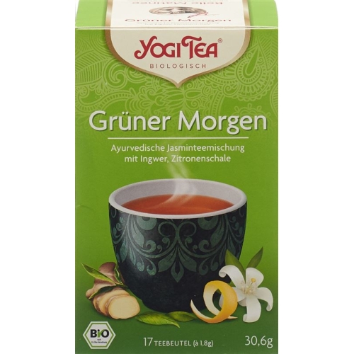 Yogi Green Tea Grüner Morgen Beutel 17 Stück buy online