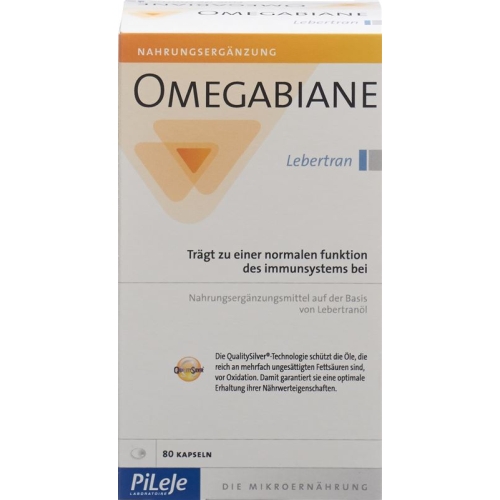 Omegabiane Lebertran Kapseln 80 Stück buy online