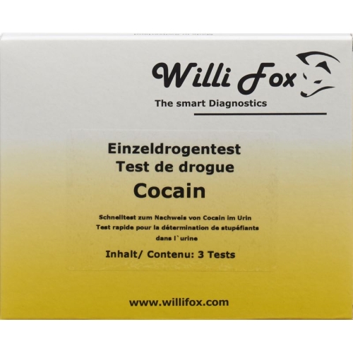 Willi Fox drug test cocaine individual urine 3 pcs