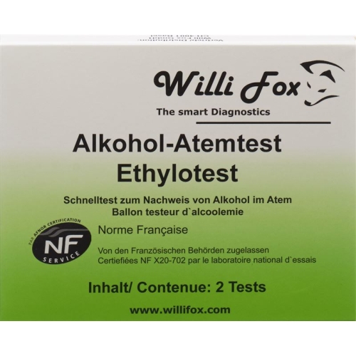 Willi Fox Alkoholtester 2 Stück buy online