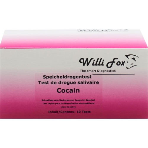 Willi Fox cocaine drug test saliva 10 pcs