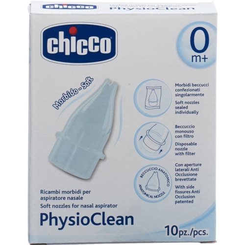 Chicco Physioclean Ersatztei Nasenschleimentfe 0m+ buy online