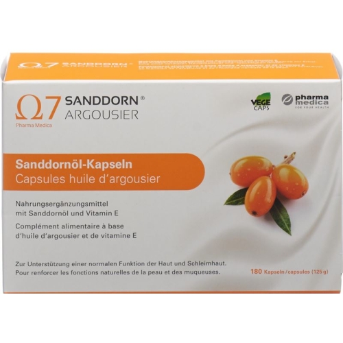 Ω7 Sanddorn Argousier Sea Buckthorn Oil Capsules 180 Caps buy online