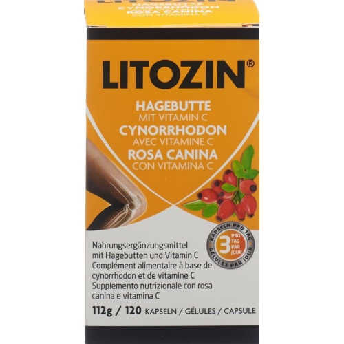 Litozin Kapseln Hagebutten & Vitamin C 120 Stück buy online