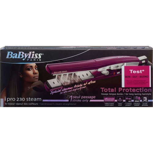 Babyliss hair straighteners Ipro 230 ionic steam