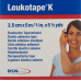 Leukotape K plaster bandage 5mx2.5cm skin colored