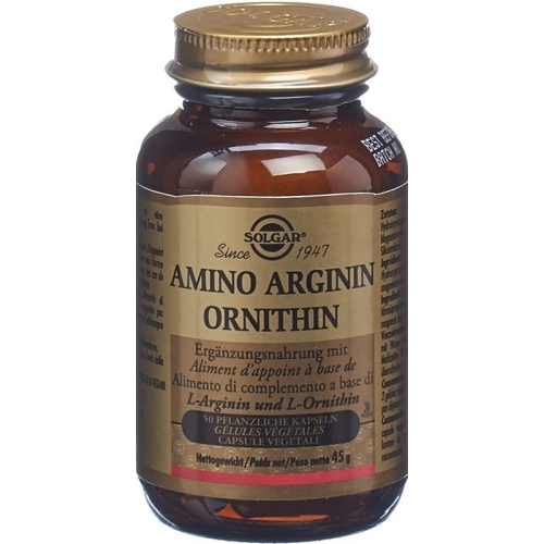 Solgar Amino Arginin Ornithin Kapseln 50 Stück buy online