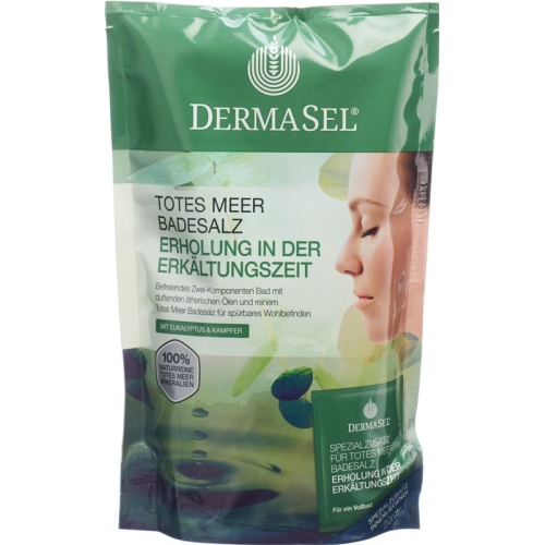 Dermasel bath salts Colds + 20ml Btl 400g