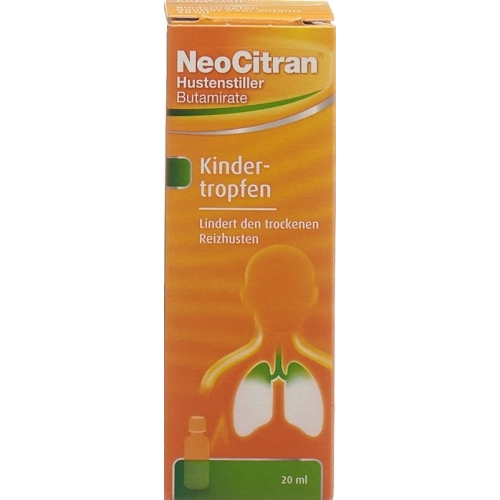 NeoCitran cough suppressant drops 5mg / ml 20ml child Tropffl