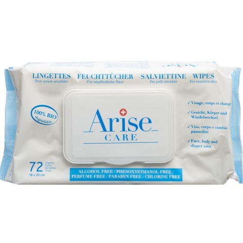 Arise Swiss Baby Care Wipes Body & Face 72 pcs