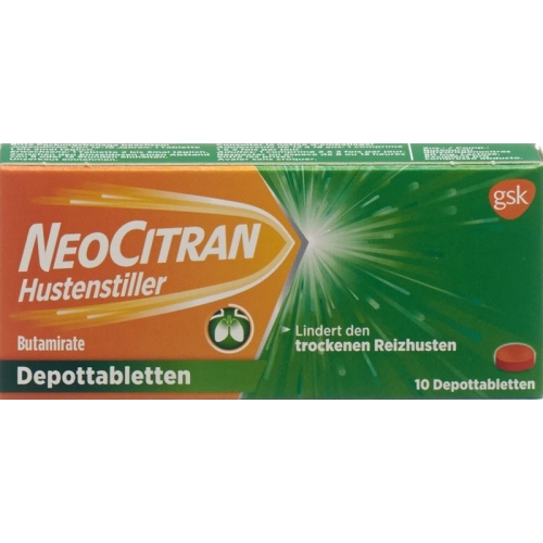 NeoCitran cough suppressants Depottabl 50 mg 10 pcs