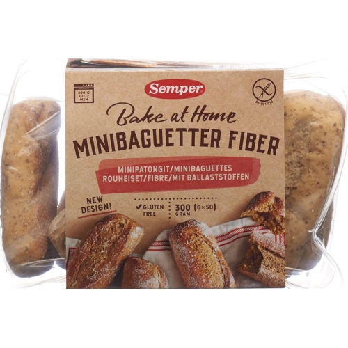 Semper Baguettine Fiber gluten free 6 x 50 g