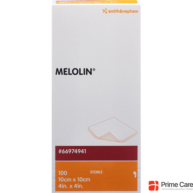 Melolin wound compresses 10x10cm sterile 100 Btl