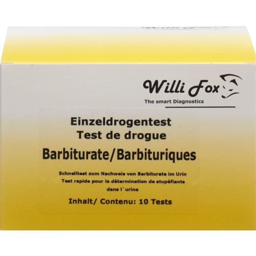 Willi Fox Drug Test Barbiturates individual urine 10 pcs