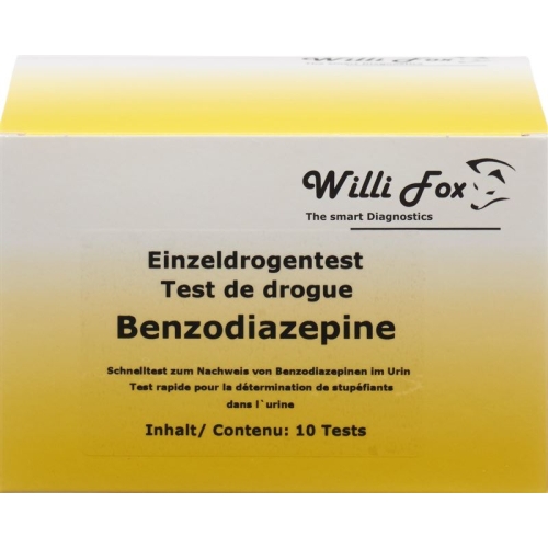 Willi Fox Drug Test Benzodiazepines individual urine 10 pcs