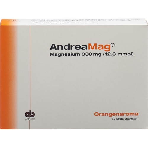 Andreamag Brausetabl 300 mg Orange flavor 60 pcs