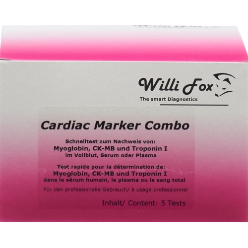 Willi Fox Cardiac Marker ComboTest 5 pcs