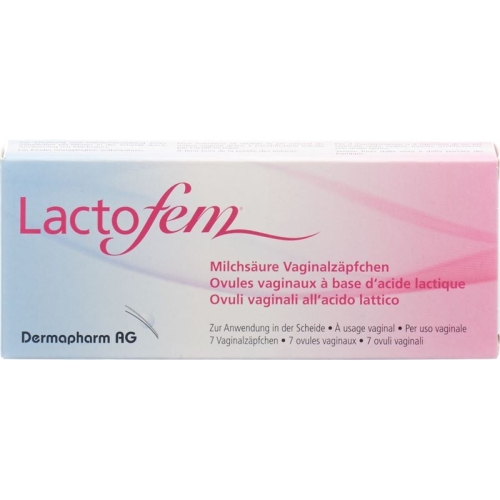 Lactofem lactic acid pessaries 7 pcs