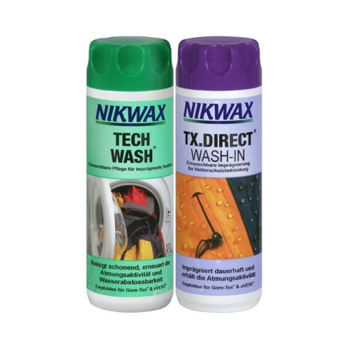 Nikwax Tech Wash / TX Direct Wash-IN Duo Pack 2 x 300 ml