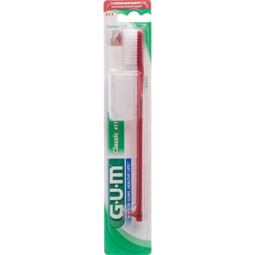 GUM SUNSTAR CLASSIC toothbrush full soft row 4