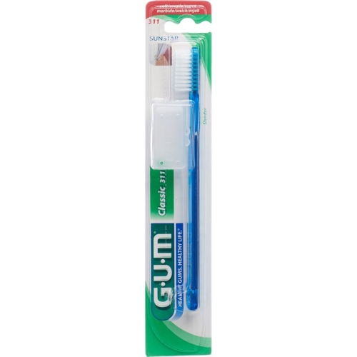 GUM SUNSTAR CLASSIC toothbrush full row soft 3