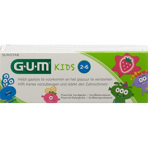 GUM SUNSTAR children toothpaste strawberry 50ml
