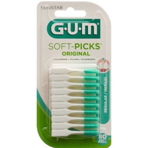 GUM SUNSTAR bristles Soft picks Regular 80 pcs