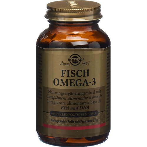 Solgar Fisch Omega-3 Perlen Flasche 60 Stück buy online