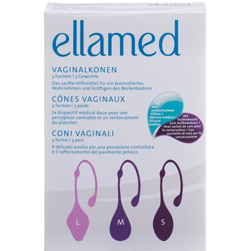 ellamed Vaginal 3 forms / 3 3 unit weights