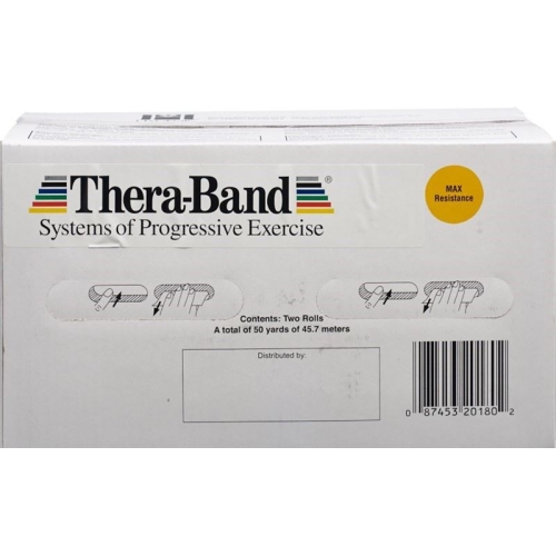 Theraband 45mx12.7cm gold max strong