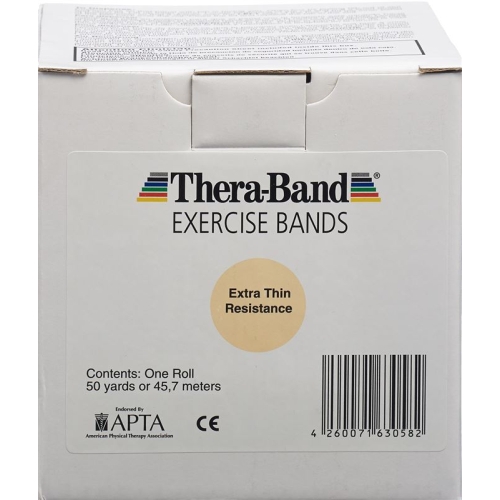 Theraband 45mx12.7cm extra light beige