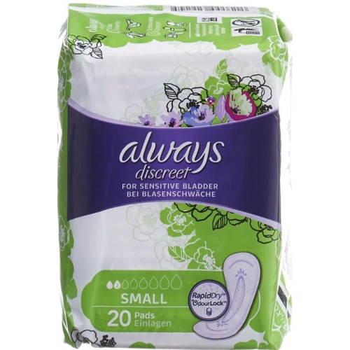 always Discreet incontinence Small 20 pcs